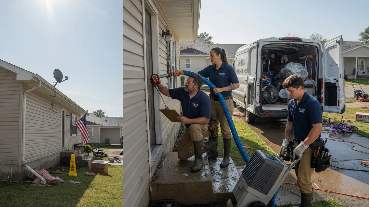 Ceiling Water Damage Restoration in Milton, WI near me